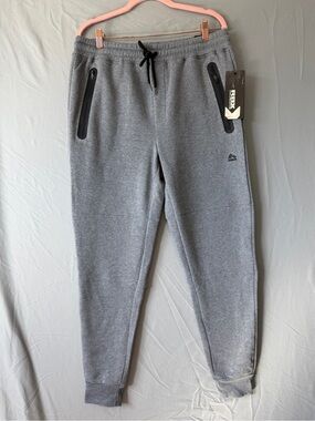 RBX Mens Tapered Jogger Sweatpants Size L Grey Athletic Sporty Comfy Loungewear
